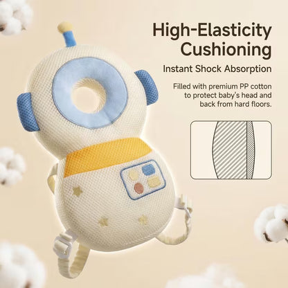 Cute plush animal backpack for children - protect your little one's head - Soft polyester holiday gift bag with adjustable straps for kids.