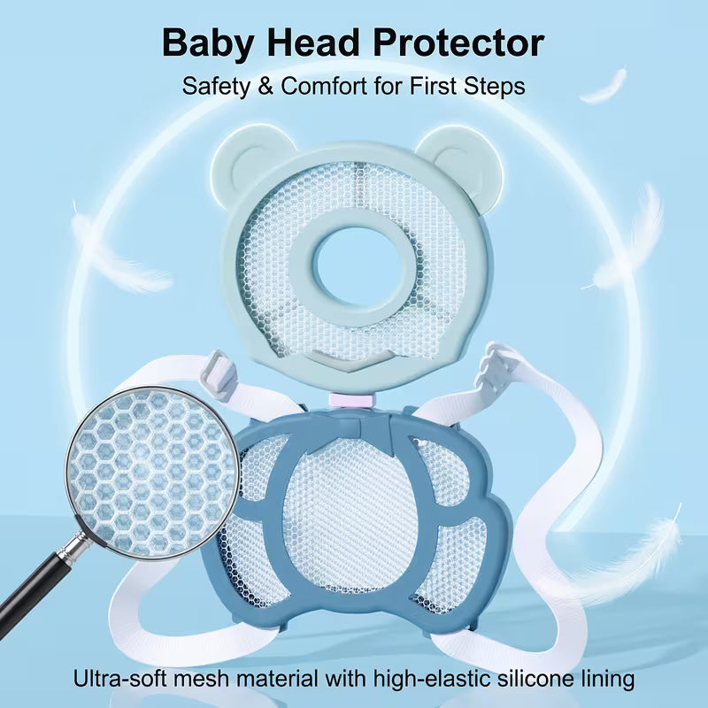 pc Baby Head Protection Pad, Anti-Fall Baby Pillow, a Four-Season Universal Head Safety Cushion, Soft And Breathable, with Adjustable Backpack-Style Design, Perfect Gift Choice for 10 Different Occasions