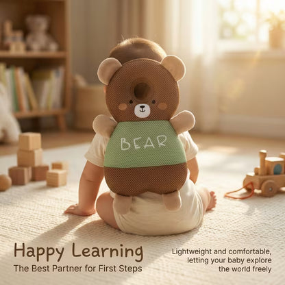 Cute plush animal backpack for children - protect your little one's head - Soft polyester holiday gift bag with adjustable straps for kids.