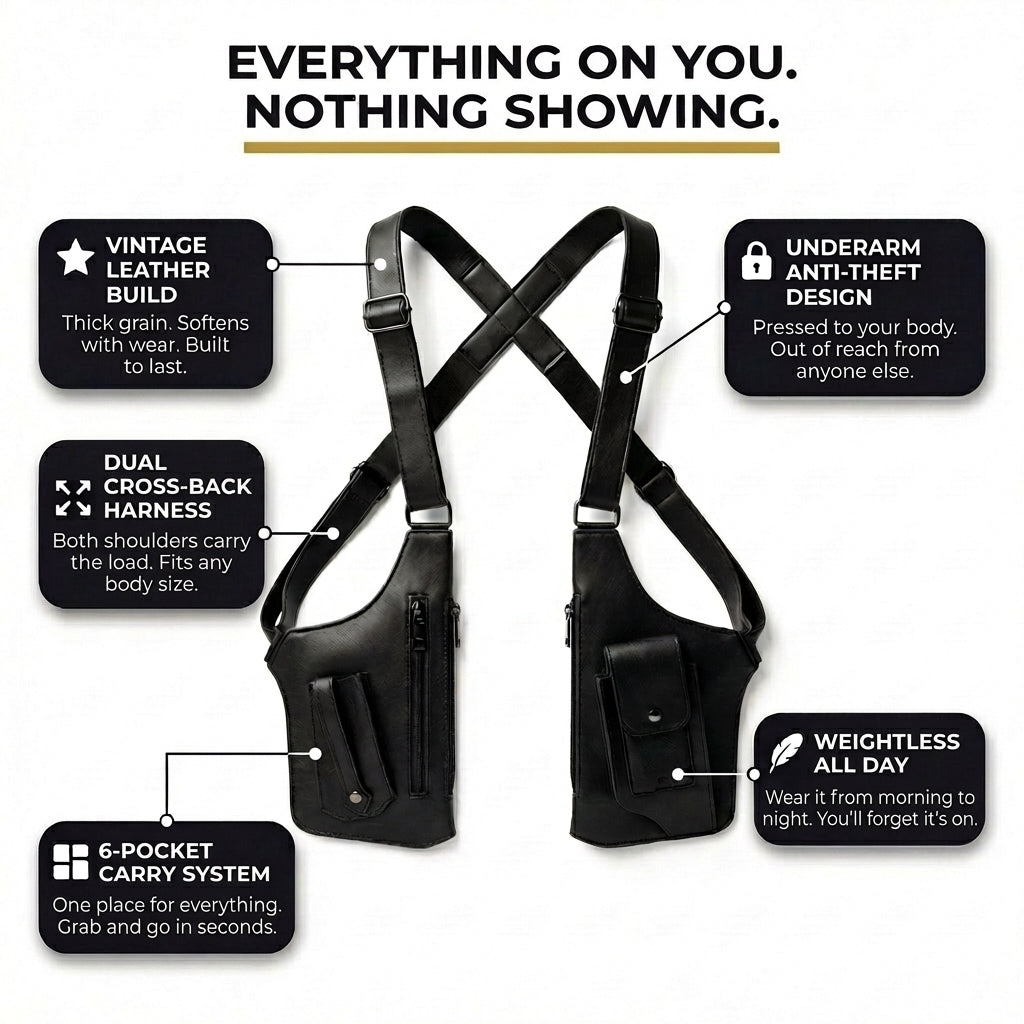 StrixBag™ - Premium Leather Shoulder Bag