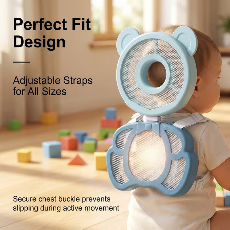pc Baby Head Protection Pad, Anti-Fall Baby Pillow, a Four-Season Universal Head Safety Cushion, Soft And Breathable, with Adjustable Backpack-Style Design, Perfect Gift Choice for 10 Different Occasions
