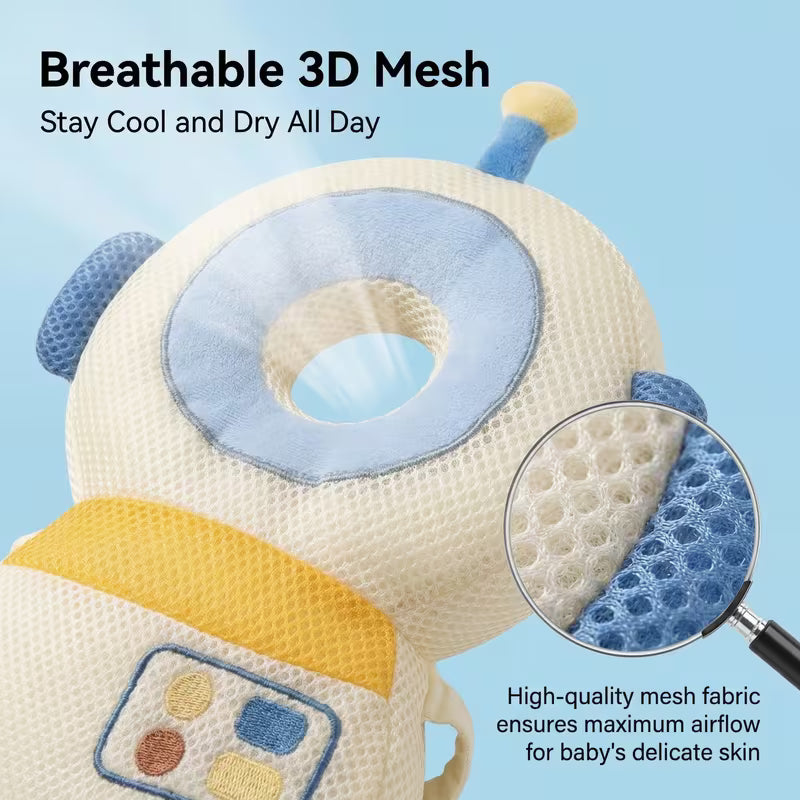 Cute plush animal backpack for children - protect your little one's head - Soft polyester holiday gift bag with adjustable straps for kids.