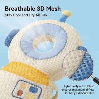 Cute plush animal backpack for children - protect your little one's head - Soft polyester holiday gift bag with adjustable straps for kids.