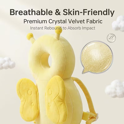 Soft Toddler Backpack for Infants And Toddlers, with Adjustable Cartoon Animal Plush Backrest, Made of Colorful Polyester Fiber, an Ideal Gift for Festivals