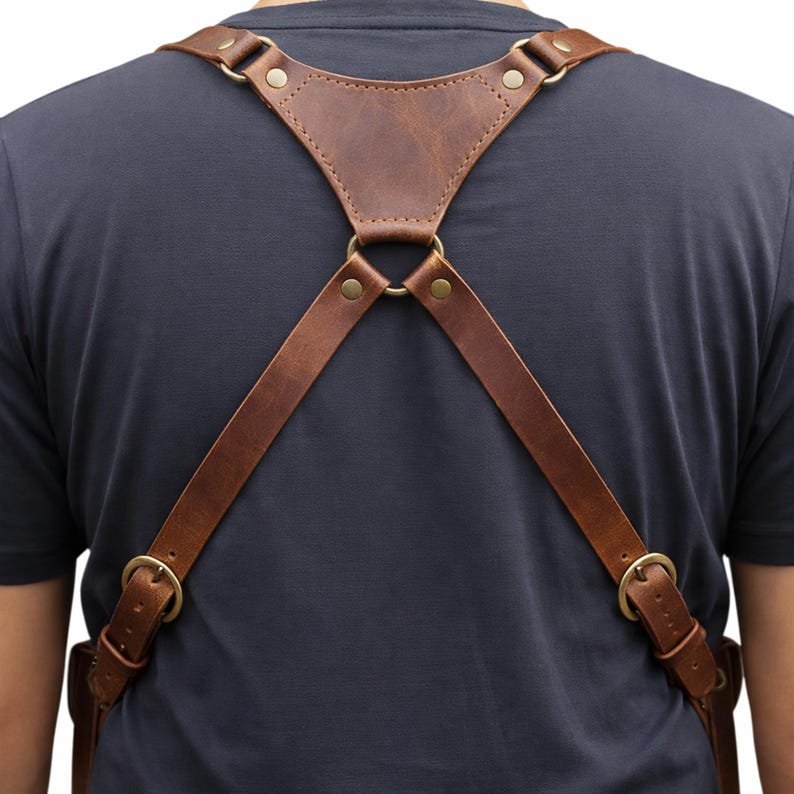Premium Leather Chest Holster Bag , Phone & Wallet Shoulder Harness, Gift For Him Or Her .