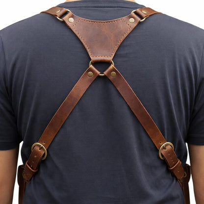 Premium Leather Chest Holster Bag , Phone & Wallet Shoulder Harness, Gift For Him Or Her .